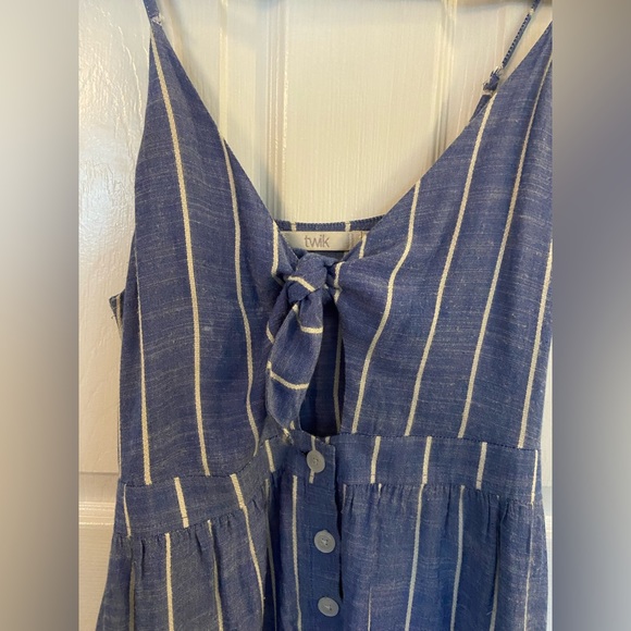 Midi striped Summer dress - Picture 2 of 4